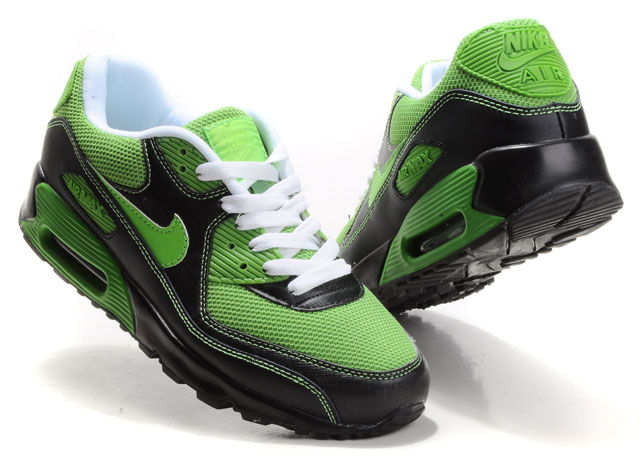 New Men\'S Nike Air Max Black/Green